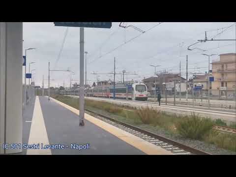 IC 501 SESTRI LEVANTE - NAPOLI in transito a Ladispoli-Cerveteri.