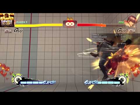 Ultra Street Fighter 4 Guy Combo Video