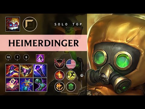 Heimerdinger Top vs Jax - NA Grandmaster Patch 26.01