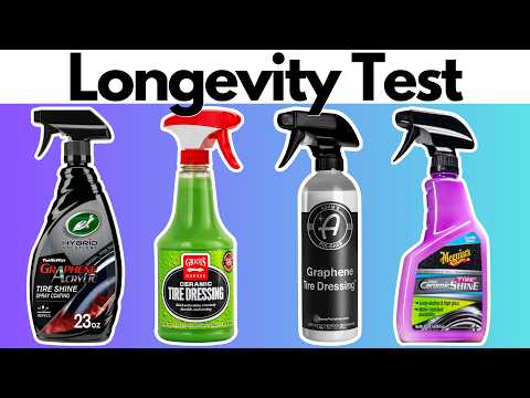 Adam's vs Griot's vs Turtle Wax vs Meguiar's | Tire Dressing Durability Test