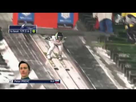 PŚ Sapporo 2015 - Peter Prevc 130 m 1 seria konkursu