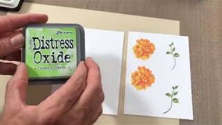 Gina K. Live- Painted Autumn card