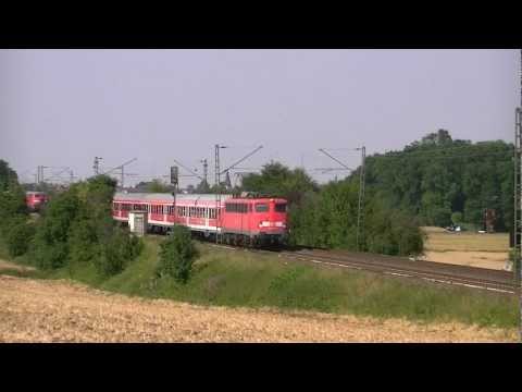 218 102 trifft in Okarben auf 110 432 (Seltene Aufnahme!) [HD]