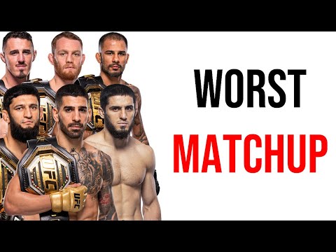 Worst Matchup For Every Ranked P4P Fighter In The UFC