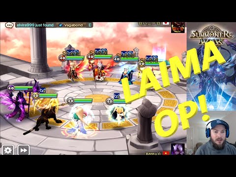 G3 GAMEPLAY featuring LAIMA! One of my favorite MONSTERS! (Summoners War)
