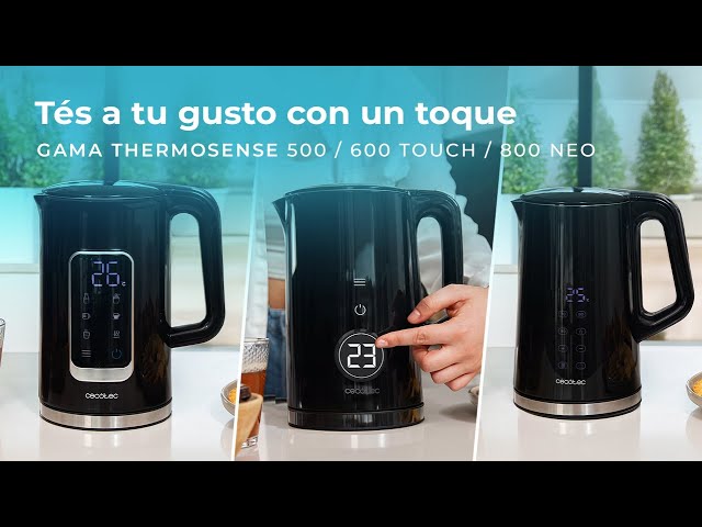 Bollitore Cecotec Thermosense 600 Touch Neo 1,7L 2200W Acciaio 7 Temperature video