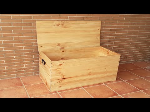 How to make a trunk, chest or wooden box
