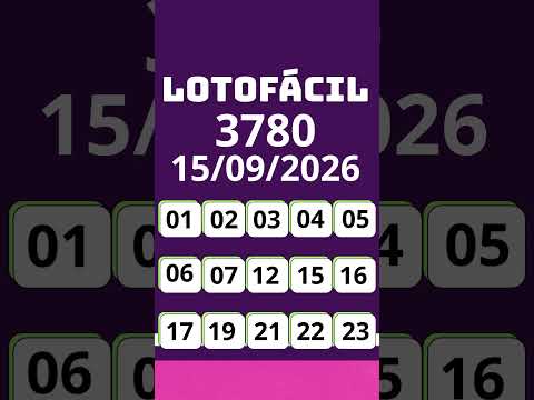 🟣 LOTOFÁCIL 3780: 72 GANHADORES! R$ 4,4 MILHÕES #loterias #lotofácil