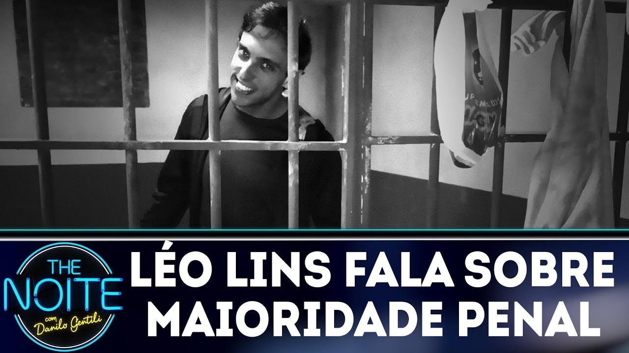 Léo Lins fala sobre maioridade penal | The Noite (22/12/17)