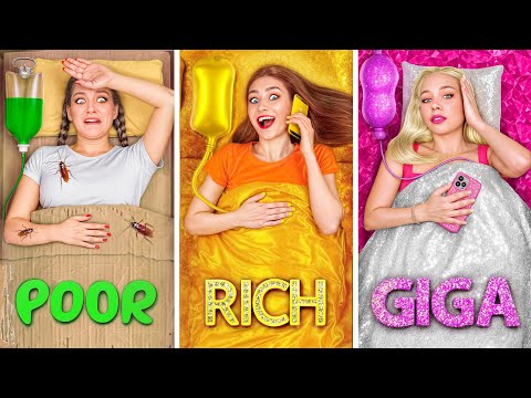 Poor vs Rich vs Giga Rich in The Hospital by Multi DO Girls