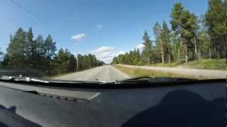 preview picture of video 'Majatalolta länteen - Driving through Enontekiö, from Hotel Hetan Majatalo to west of the village'