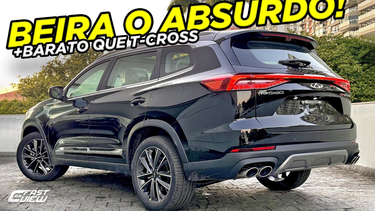 ADEUS T-CROSS, HR-V, BYD SONG, HAVAL H6, COMPASS, TIGUAN, COMMANDER... TIGGO 8 PRO 2025 É ARRASADOR