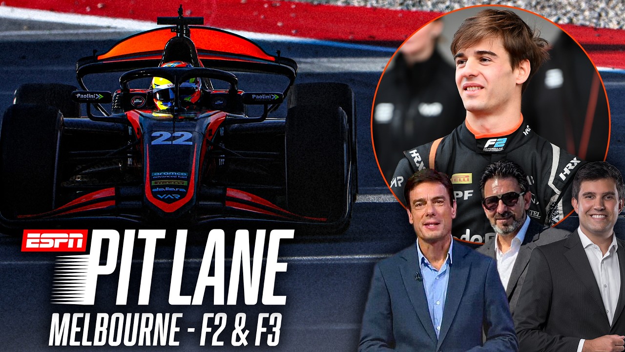 ¡GRAN DEBUT DE NICO VARRONE EN EL GP DE AUSTRALIA DE LA FÓRMULA 2! | ESPN PIT LANE