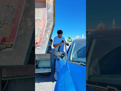ARABANIN KAPISI AÇILMIYOR 😢🚙 #shorts