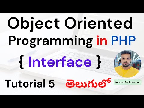 Object Oriented Programming in PHP Tutorial 1 | Class Object Constructor Destructor | తెలుగులో OOP
