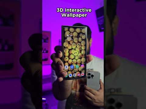 3D interactive S24 Ultra Wallpaper.