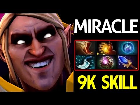 Miracle- [Invoker] Showmatch of 9k Skill Dota2 7.04
