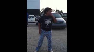 Gettin down at the drive in