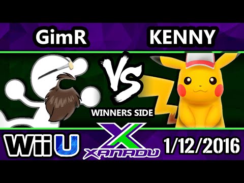 S@X 132 - VGBC | GimR (G&W) Vs. Kenny (Pikachu) SSB4  Tournament - Smash Wii U - Smash 4