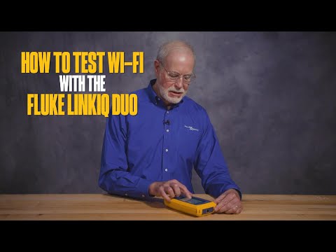 How to perform Wi-Fi tests with the Fluke Networks LinkIQ Duo Cable + Network + Wi-Fi Tester