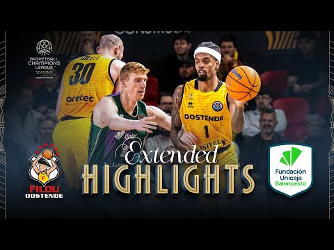 Filou Oostende v Unicaja | Full Game Highlights | #BasketballCL 2025-26