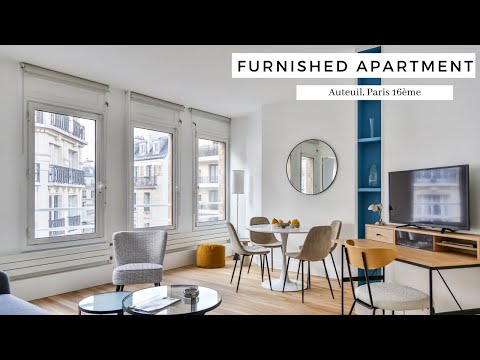 Modern Paris Rental Apartment Tour 1 Bedroom | Auteuil 16th District Paris | PARISRENTAL - REF.60997