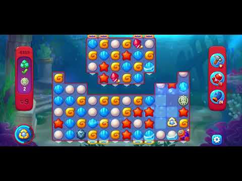 Fishdom 4353 - Hard Level (18 Moves)
