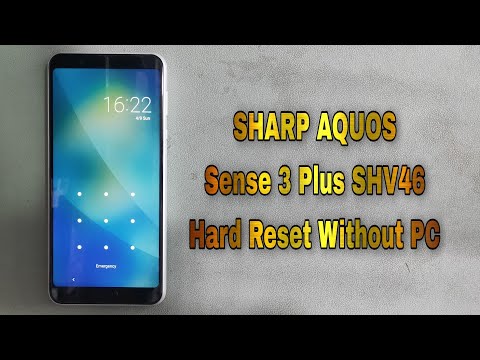 How To Sharp Aquos Sense 3 Plus SHV46 Hard Reset Without PC
