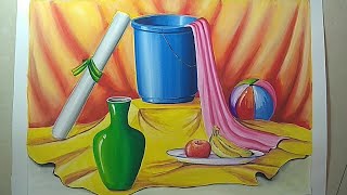 Download lagu Still life drawing/Intermediate exam still life drawing/how to draw & colour still life/स्थिरचित्र mp3