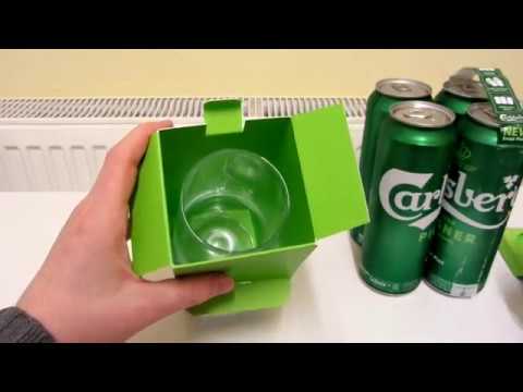 Carlsberg Pilsner Glass & Carlsberg Pilsner 3.8% With New Snap Pack
