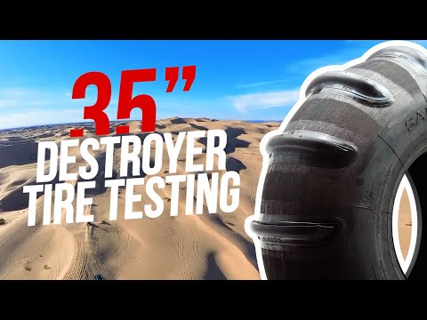 Destroyer 35" Paddle Tire Testing - Glamis CA