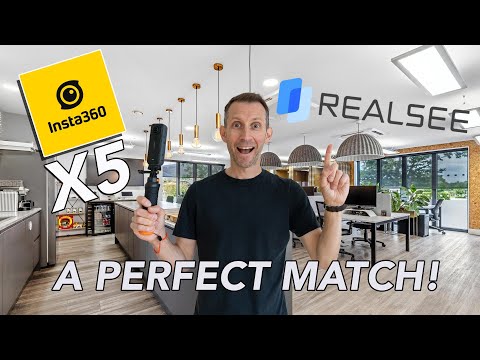 Insta360 X5 and Realsee. Create doll house virtual tours with this great combo!