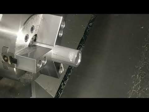 HAAS ST10Y machining aluminum nut