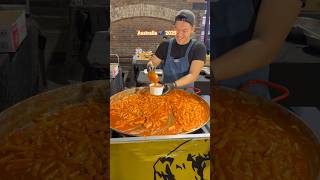 Korean Street Food In Queen Victoria Market Melbourne Australia #shorts #streetfood
