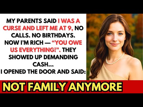My Parents kicked Me Out at 9, Said I Was a Curse —21 Years Later, I'M RICH, THEY CAME BACK FOR CASH