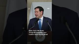 Marco Rubio Highlights Modi–Trump Bond, Calls Them ‘Long-Term Leaders’ | Firstpost News