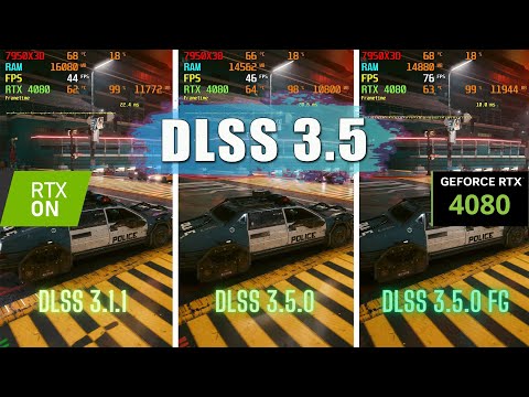 Cyberpunk 2077 - DLSS 3.1.1 🆚 DLSS 3.5.0 | 1440p - RTX 4080