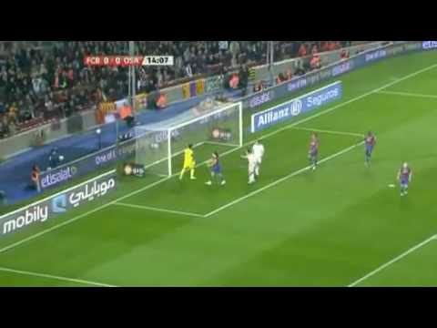 Barcelona 2-0 Osasuna 24.03.2010 Highlights