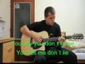 Daniel Powter - Bad day (acoustic karaoke) 