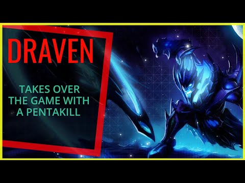 DRAVEN TAKES OVER THE GAME WITH A PENTAKILL!!! •DIAMOND ELO• Best Draven World - Vincent´s Draven