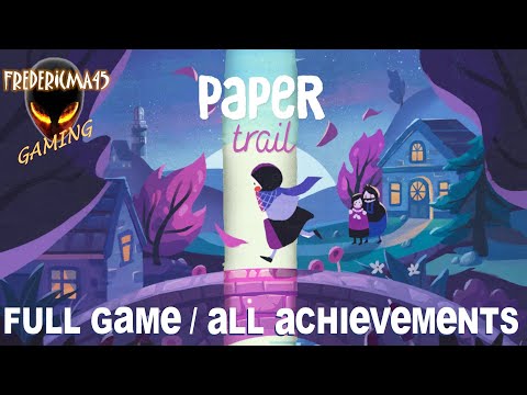 Paper Trail Full Game 100% Walkthrough / All Achievements (All Origami Locations / All Secrets)