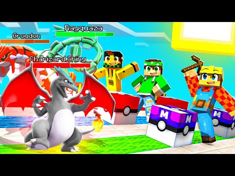 CATTURO 100 POKEMON NEI LUCKYBLOCK MASTERBALL SU MINECRAFT ITA!!