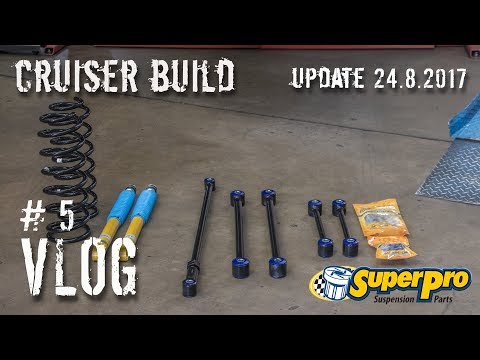 Landcruiser 105 Fulcrum Suspension SuperPro Set Up | ALLOFFROAD VLOG #5