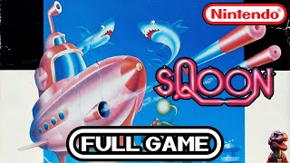 Sqoon 1986 | NES Longplay | Classic Retro Gameplay | No Commentary