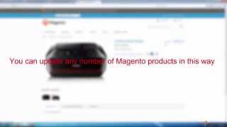 How to Massively Update Magento Products