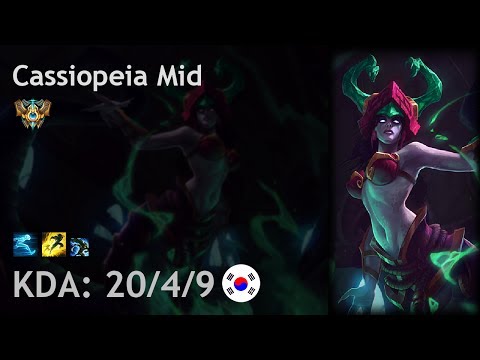 Cassiopeia Mid vs Galio - KR Challenger Patch 7.11