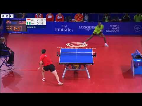 Nigeria's Segun Toriola win an amazing 41-shot rally