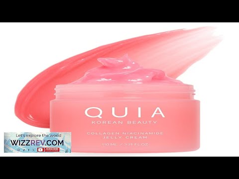 QUIA Collagen Jelly Cream  Lightweight Gel Moisturizer for Glowing Plump Skin