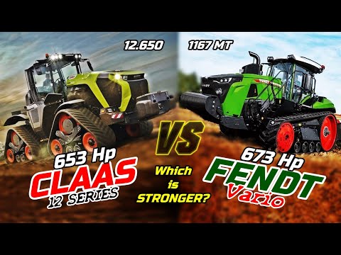 New CLAAS 12.650 Xerion VS Largest Fendt 1167 MT Vario - Which is better & stronger? Comparison 2023