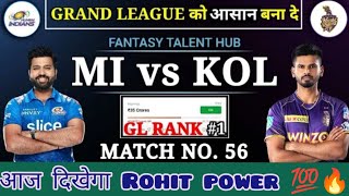 MI vs KKR Dream11 Prediction I KKR vs MI Dream11 Team Prediction I KOL vs MI Today Dream11 Team IPL